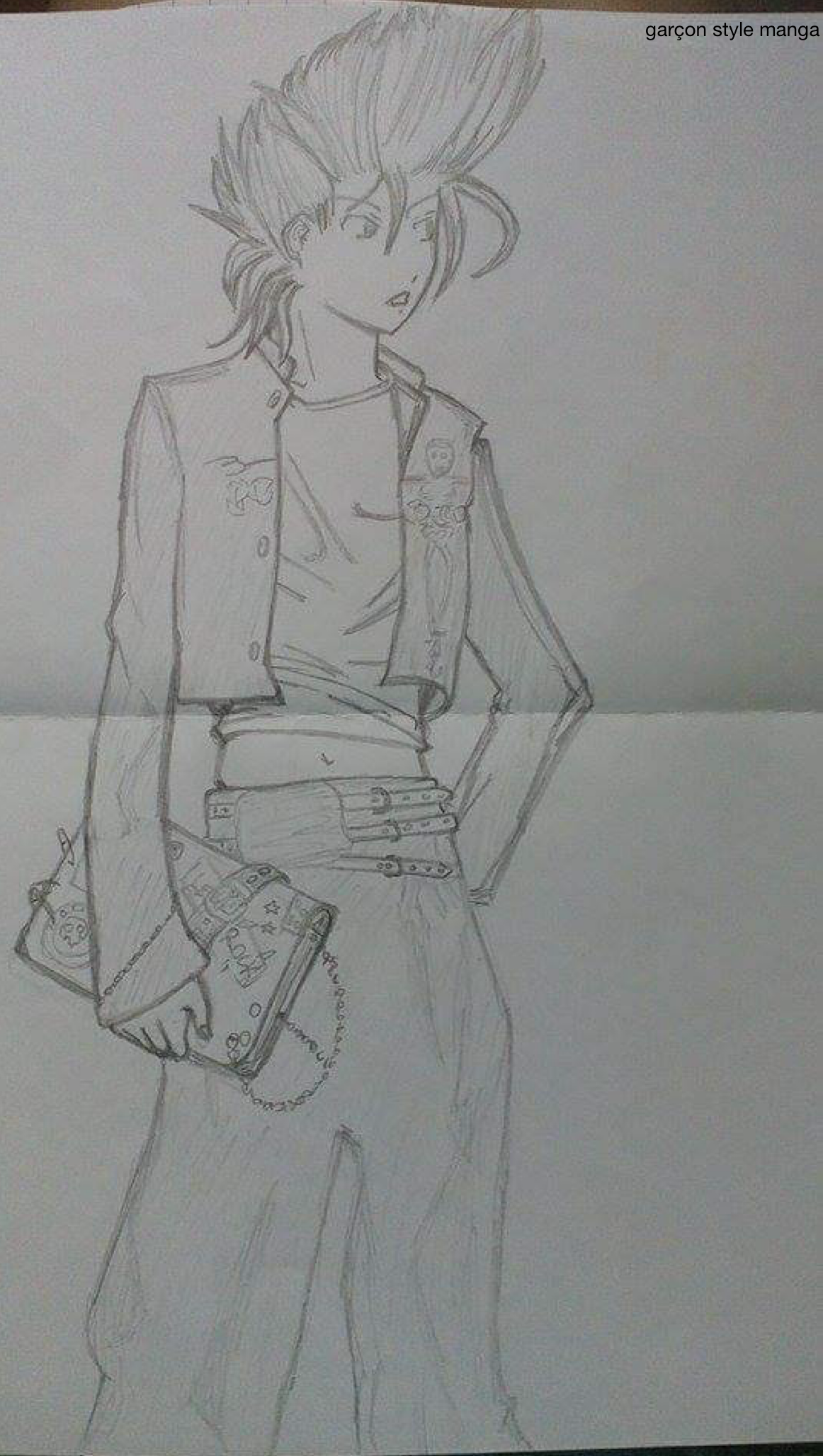 Dessin Garçon style manga