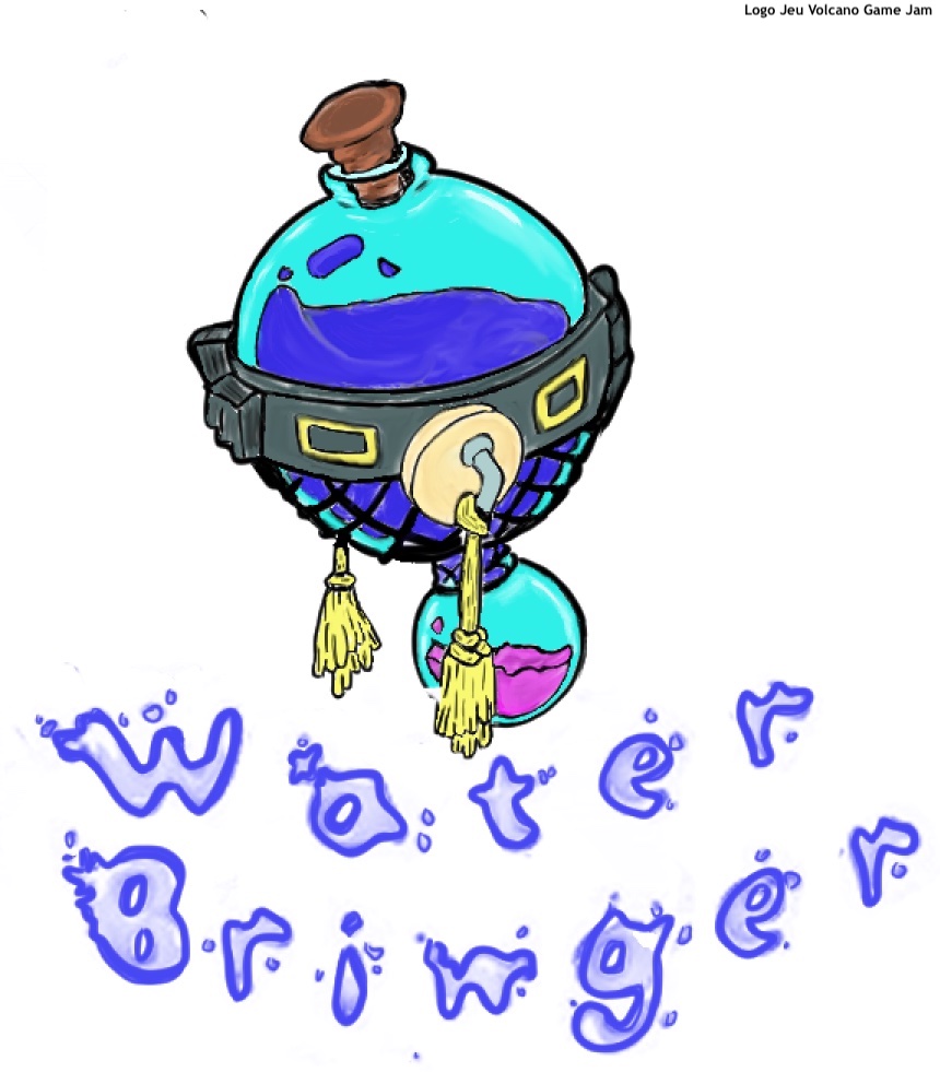 Dessin digital Logo Volcano Game Jam