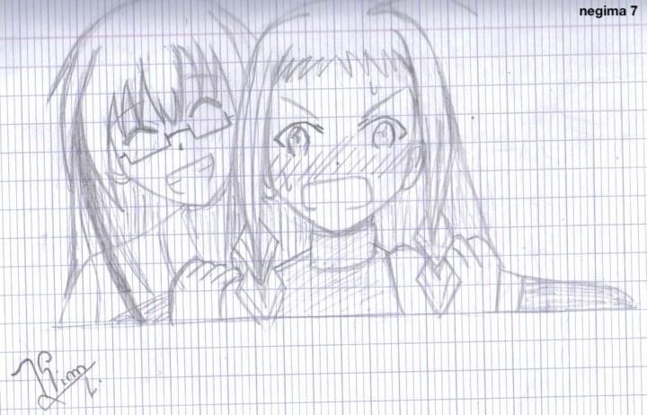 Dessin Négima 7