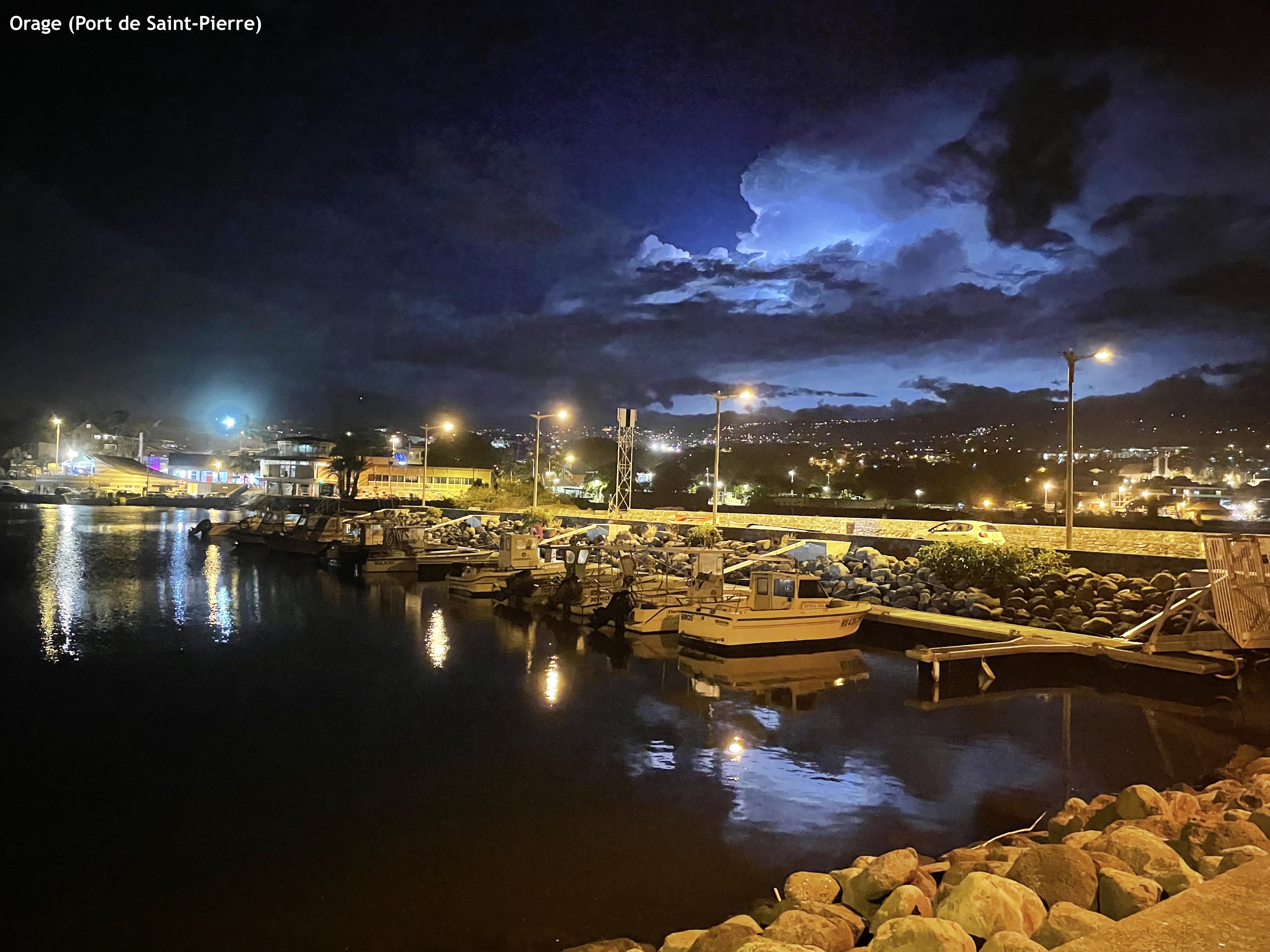 Photo Orage Port Saint-Pierre